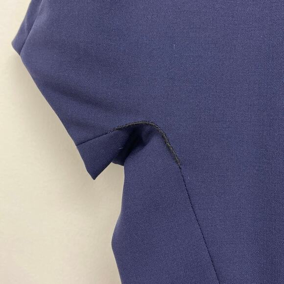 M.M. LaFleur Emma Stretch Wool-Blend V-Neck Knee-Length Career Dress - Size 12 - Picture 9 of 15